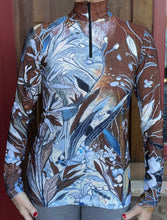 Load image into Gallery viewer, NEW!! "C.D. Botanical" Long Sleeve, Quarter-Zip, Performance Top