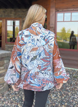 Load image into Gallery viewer, NEW!! "C.D. Botanical" Women's Long Sleeve Button-Up Blouse