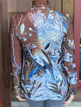 Load image into Gallery viewer, NEW!! "C.D. Botanical" Long Sleeve, Quarter-Zip, Performance Top