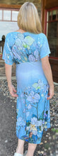 Load image into Gallery viewer, NEW!! "Orchid Magic" Deep V-Neck Midi Dress