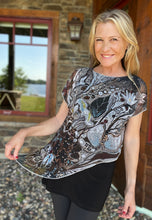 Load image into Gallery viewer, NEW!! "Professor Pomona Sprout Magic Bouquet" Cape Tunic