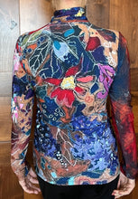 Load image into Gallery viewer, NEW!! "Bay Mare Botanical" Quarter-Zip Long Sleeve Performance Top