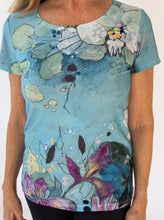 Load image into Gallery viewer, NEW!! "Orchid Magic" Light Weight Short Sleeve T-Shirt