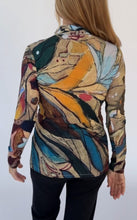 Load image into Gallery viewer, NEW!! "Ethereal Botanical" Half-Zip Long-Sleeved Top
