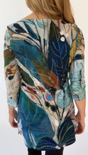 Load image into Gallery viewer, NEW!! "Blue Southern Botanicals" 3/4 Sleeve Tunic