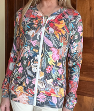 Load image into Gallery viewer, NEW!! "F. B. Botanical" Zip Up Jacket Top