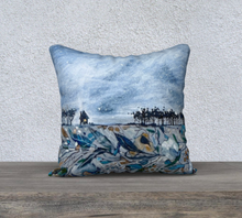 Load image into Gallery viewer, NEW!! &quot;The Cozy Season Botanical&quot; 18x18 Inch Velvet Artisan Accent Pillow Case