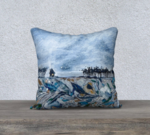 Load image into Gallery viewer, NEW!! "The Cozy Season Botanical" 18x18 Inch Velvet Artisan Accent Pillow Case