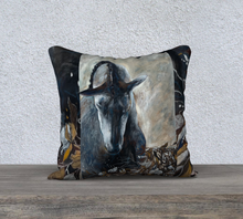 Load image into Gallery viewer, NEW!! "Evening Vespers" 18x18 Inch Velvet Artisan Accent Pillow Case