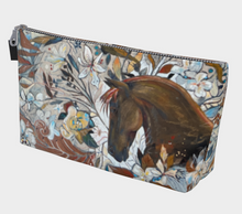 Load image into Gallery viewer, NEW!! "Chestnut Dreams" Makeup Bag/ Beauty Pouch