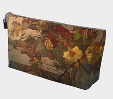 Load image into Gallery viewer, "Abstract Autumn" Makeup Bag/Beauty Pouch