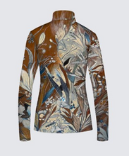 Load image into Gallery viewer, NEW!! "C.D. Botanical" Long Sleeve, Quarter-Zip, Performance Top