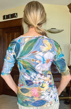 Load image into Gallery viewer, NEW!! "Ayana Botanical" Three Quarter Raglan Sleeve Top