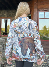 Load image into Gallery viewer, NEW!! "Chestnut Dreams" Hidden Pocket Dressy Sweatshirt