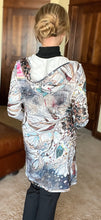 Load image into Gallery viewer, NEW! "Professor Pomona Sprout's Magical Bouquet" Longline Hooded Cardigan