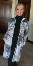 Load image into Gallery viewer, NEW! "Professor Pomona Sprout's Magical Bouquet" Longline Hooded Cardigan