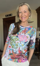 Load image into Gallery viewer, NEW!! "Pretty In Pink" Three- Quarter Raglan Sleeve Top