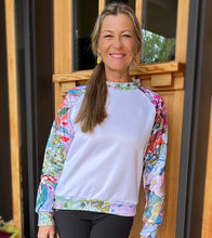 Load image into Gallery viewer, NEW!! "Pretty In Pink" Raglan Sleeve Sweatshirt