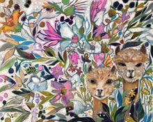 Load image into Gallery viewer, "Alpaca Buddies Botanical" 8x10 Inch Photo Print