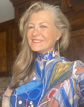 Load image into Gallery viewer, " K.O.S. North Botanical" Long Sleeve Velour Longline Dress