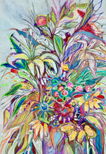 Load image into Gallery viewer, "Floral #13/ Daylily On The Left" 8x10 Inch Canvas Reproduction