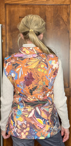 "H.B. Botanical" Zip-Up Puffer Vest