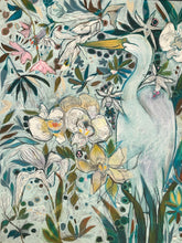 Load image into Gallery viewer, "Great Egret Botanical" photo print
