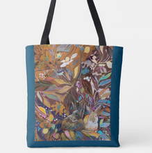 Load image into Gallery viewer, &quot;Hidden Bunnies Botanical&quot; Canvas Tote
