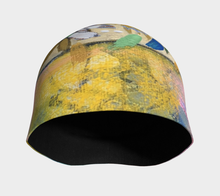Load image into Gallery viewer, "Abstract Botanical with Pink" Beanie