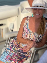 Load image into Gallery viewer, "Ethereal Botanical" Sleeveless Bodycon Dress