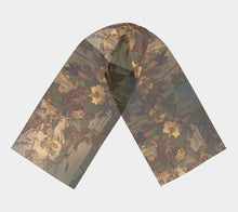 Load image into Gallery viewer, "Abstract Autumn" 16x72 Inch Chiffon Scarf