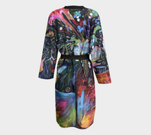 Load image into Gallery viewer, &quot;Dark Botanical&quot; Chiffon Duster