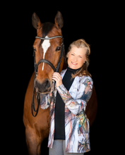 Load image into Gallery viewer, New!! "White Flower Botanical" Open Front Pocket Cardigan