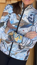 Load image into Gallery viewer, NEW!! "C.D. Botanical" Full-Zip Mockneck Active Top