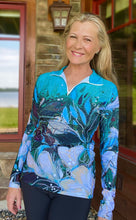 Load image into Gallery viewer, NEW!! &quot;Glowing World of Morgan le Fey&quot; Half-Zip Long-Sleeved Top