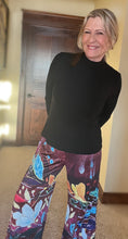 Load image into Gallery viewer, "Enchantment in Pink and Burnt Sienna" High Waisted Palazzo Pants