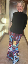 Load image into Gallery viewer, "Enchantment in Pink and Burnt Sienna" High Waisted Palazzo Pants