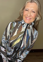 Load image into Gallery viewer, NEW!! "Fairy Realm" Full-Zip Mockneck Active Top