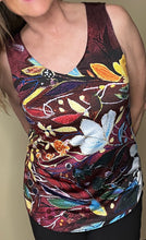 Load image into Gallery viewer, NEW!! "Enchantment in Pink and Burnt Sienna" Reversible Tank Top