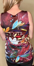 Load image into Gallery viewer, NEW!! "Enchantment in Pink and Burnt Sienna" Reversible Tank Top