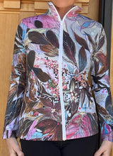 Load image into Gallery viewer, NEW!! "Stella's Little Garden" Full-Zip Mockneck Active Top