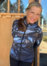 Load image into Gallery viewer, NEW!! "E.V. Botanical" Full-Zip Mockneck Active Top