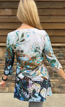 Load image into Gallery viewer, NEW!! “Luna Lovegood’s Garden” 3/4 Sleeve Tunic with Slits