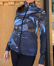 Load image into Gallery viewer, NEW!! "E.V. Botanical" Full-Zip Mockneck Active Top