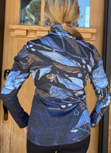 Load image into Gallery viewer, NEW!! "E.V. Botanical" Full-Zip Mockneck Active Top