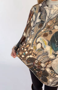 NEW!! "Professor Pomona Sprout's Magic Bouquet" Warm Shawl