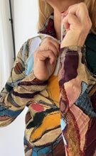 Load image into Gallery viewer, NEW!! &quot;Ethereal Botanical&quot; Half-Zip Long-Sleeved Top