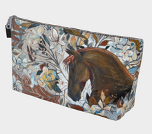 Load image into Gallery viewer, NEW!! &quot;Chestnut Dreams&quot; Makeup Bag/ Beauty Pouch