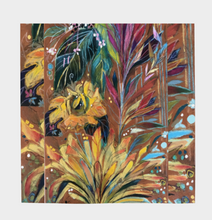 Load image into Gallery viewer, &quot;Southern Botanical&quot; 26x26 Inch Chiffon Scarf
