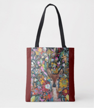 Load image into Gallery viewer, &quot;Fawn Botanical&quot; Canvas Tote Bag